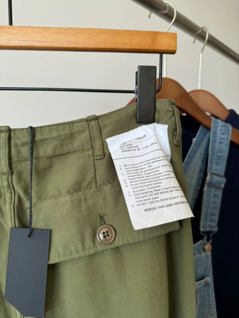 R13 NWOT Straight Utility Pants 26 - Picture 7 of 15